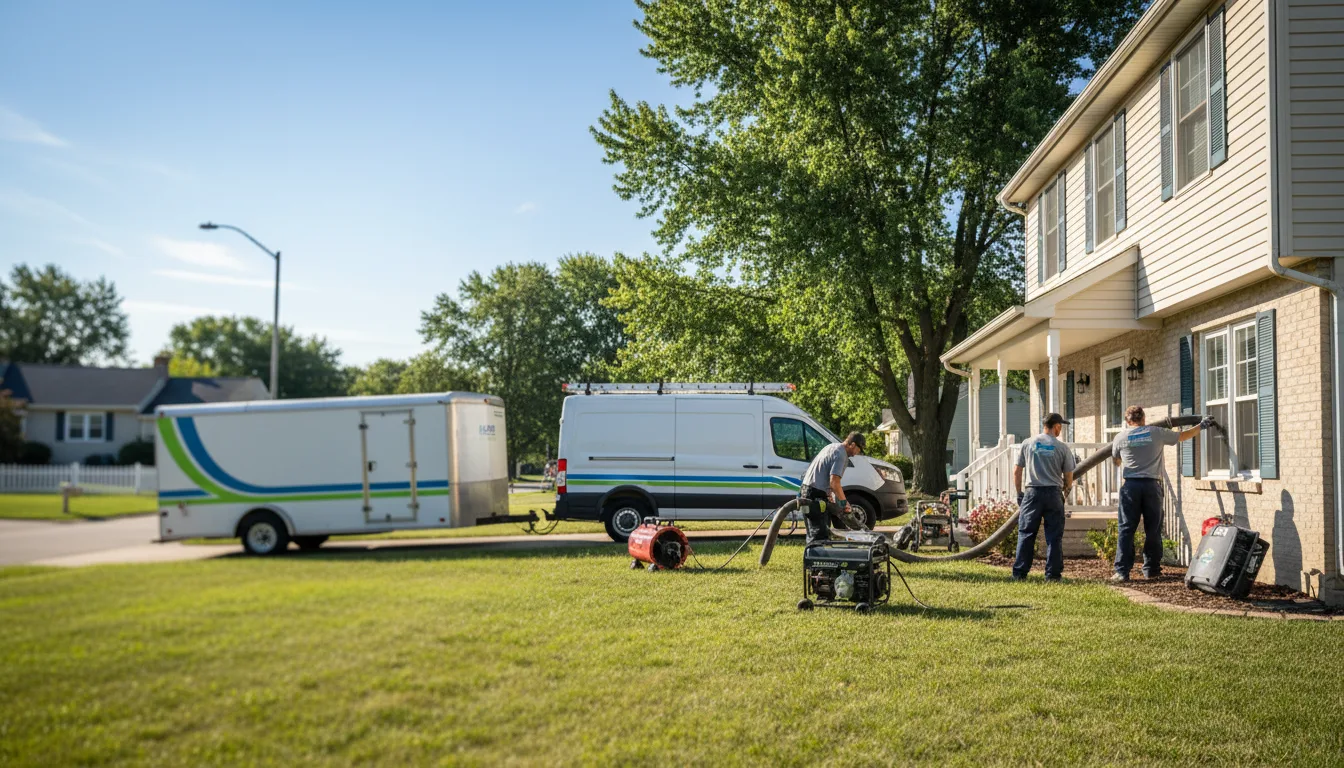 Flooded Basement Restoration And Cleanup With Repair in Plymouth, MI near me